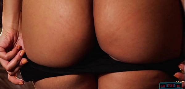  Arab model with a big round ass Fatima Kojima strips naked for Playboy